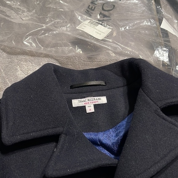 Isaac mizrahi boy’s single breasted wool overcoat - Picture 6 of 6
